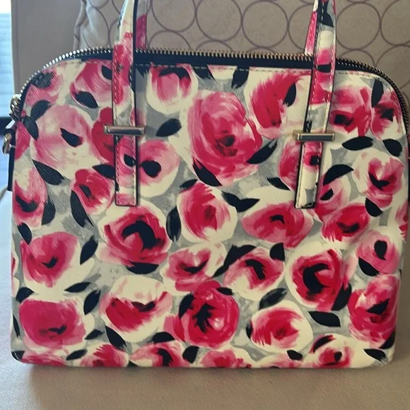 Kate Spade | Cedar street Maise Floral Pink and Black Handbag - Picture 5 of 11